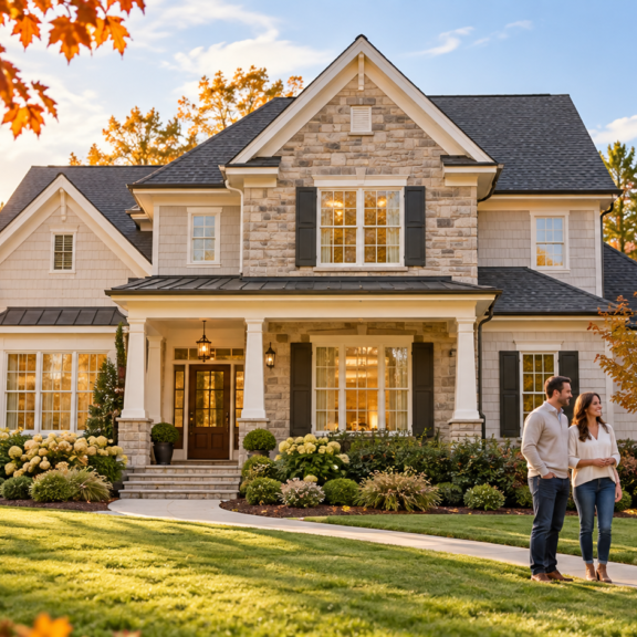 Autumn-Evening Dream Home Viewing